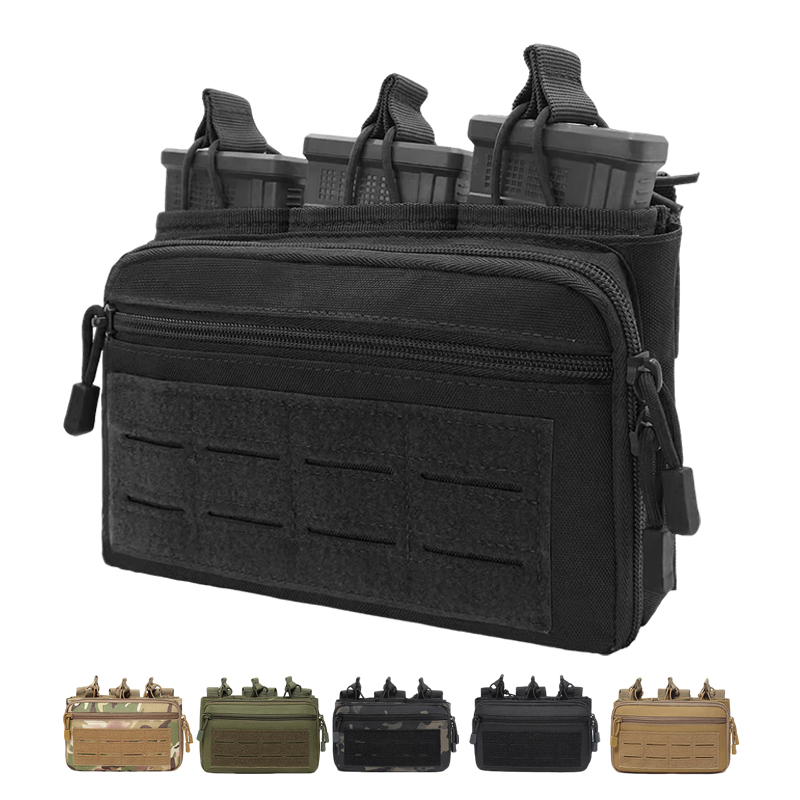 Magazine Holder Rack - Molle Magazine Pouch Triple Mag Bag