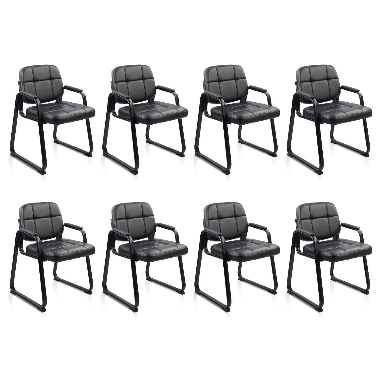 Leather Desk Pad - Waiting Room Guest Chair with Bonded