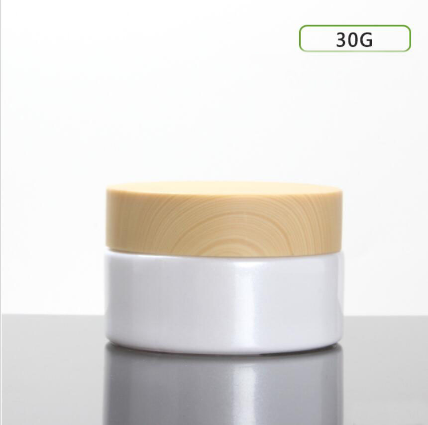 Gel Refill Pack - 30G frosted/green/blue glass jar wooden shape