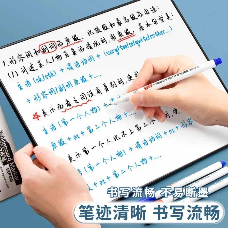4/12pcs 0.5mm Dry Erase Marker - Correction Pen Fine review and price