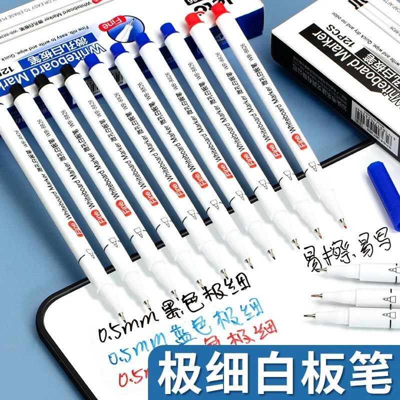4/12pcs 0.5mm Dry Erase Marker - Correction Pen Fine review and price