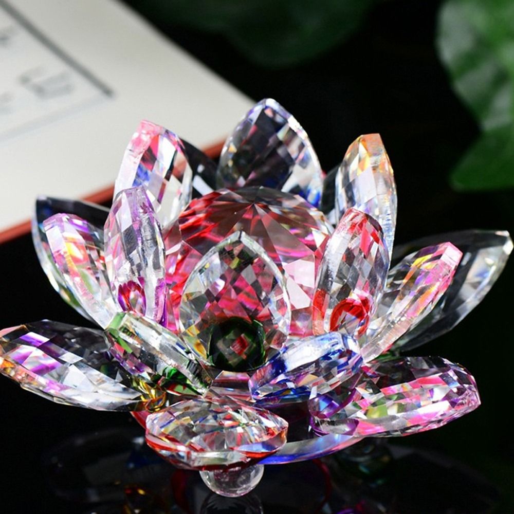 60-140mm Crystal Lotus Flower  - Paper Weight Crystal review and price