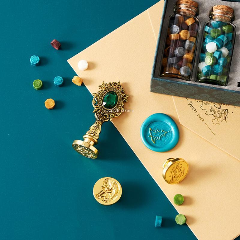 Wax Seal Stamp Set Lacquered S - Wax Seal Stamp Set review and price