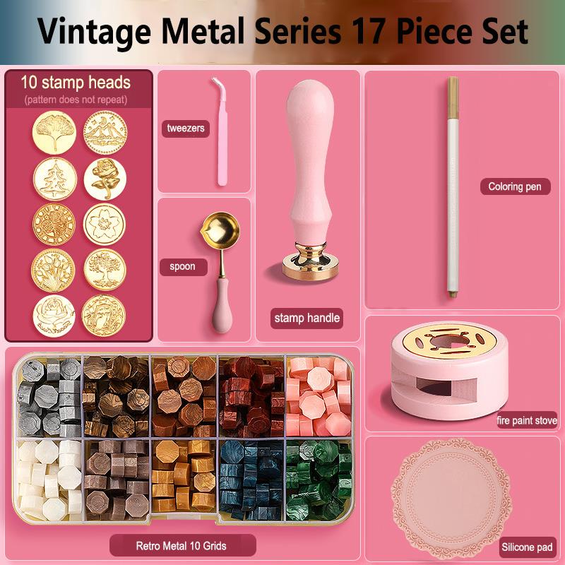Wax Seal Stamp Set Lacquered S - Wax Seal Stamp Set review and price
