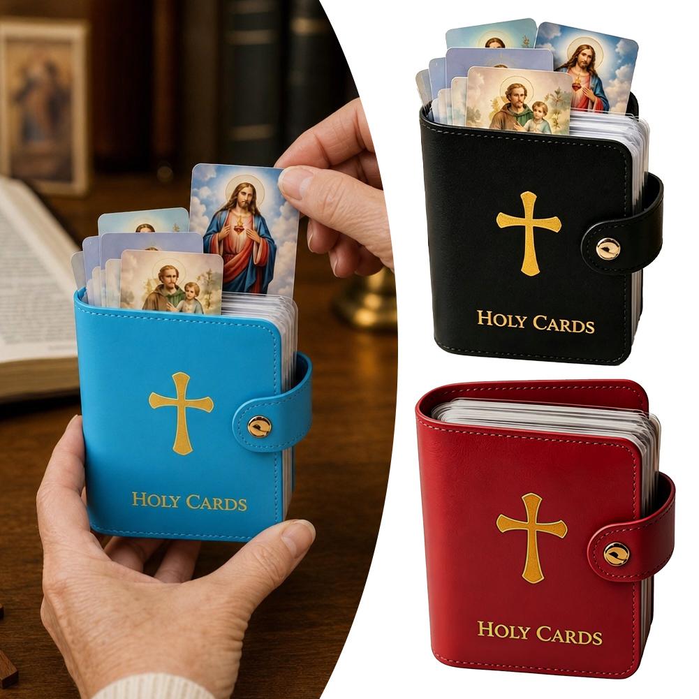 Leather Card Holder With Snap  - Index Card Holder review and price