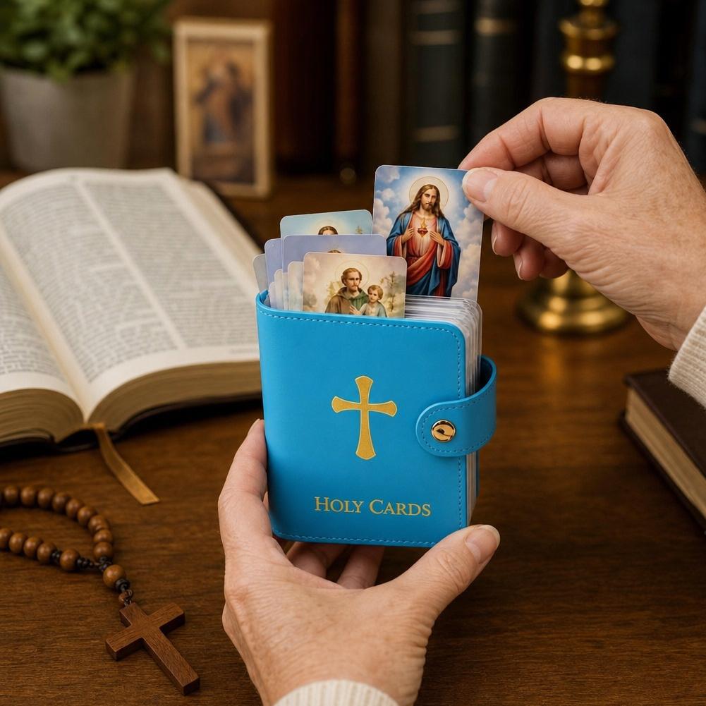 Leather Card Holder With Snap  - Index Card Holder review and price