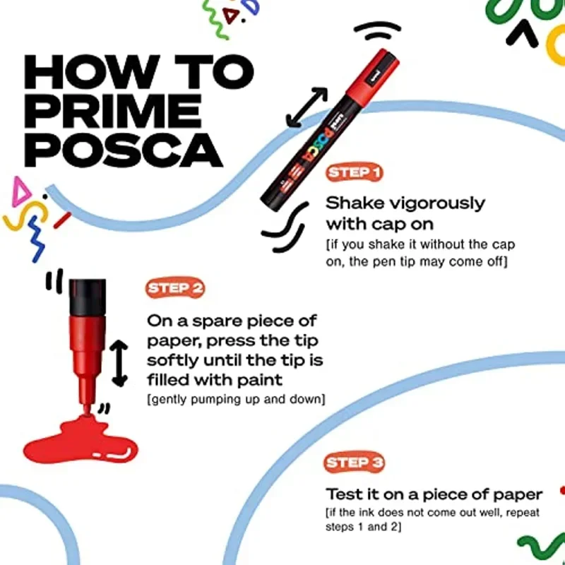 Uni Posca Art Marker Set 7/8/1 - Correction Pen Fine review and price