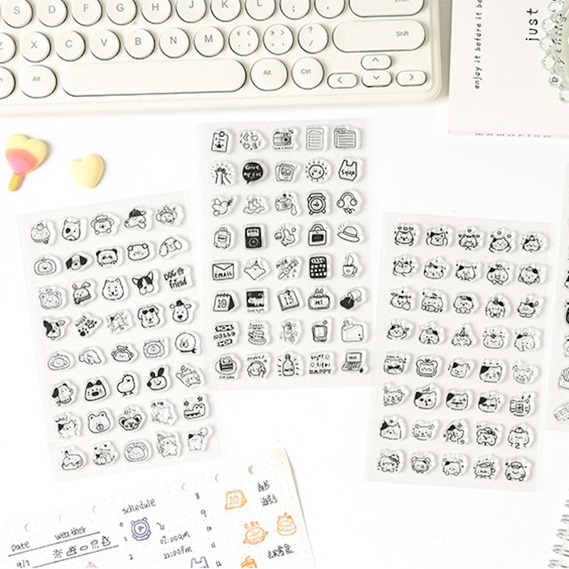 Mini Cute Daily Life Symbol Cl - Rubber Date Stamp review and price