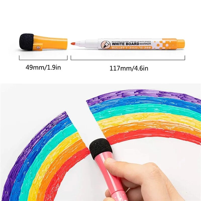8 Colors Whiteboard Pens, Fine - Correction Pen Fine review and price