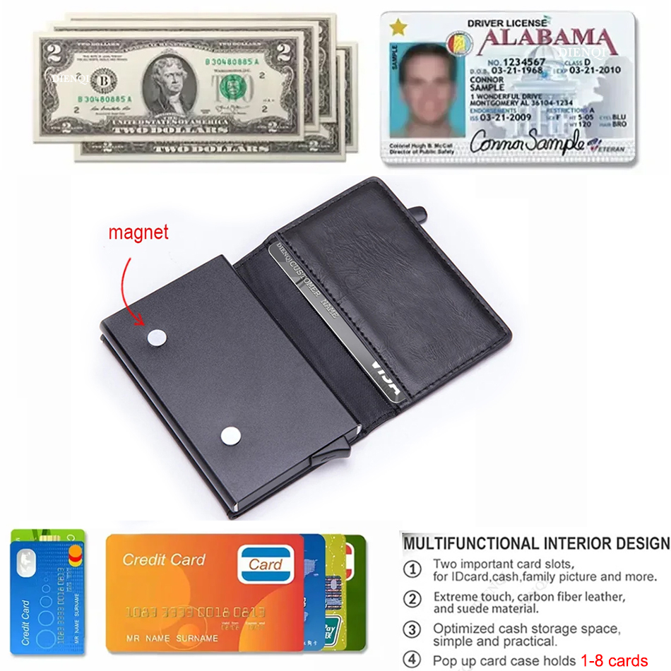 RFID Blocking Card Wallet Magn - Index Card Holder review and price