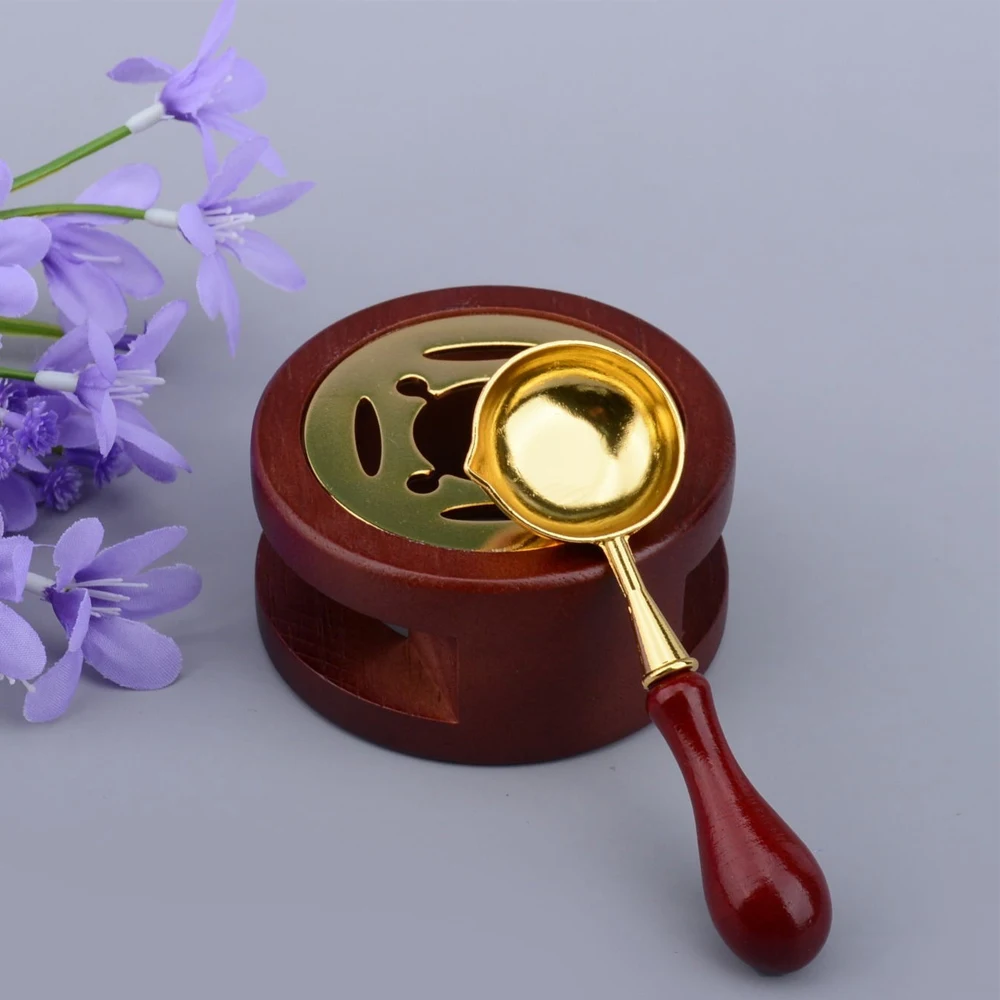 1 Set Of Wax Seal, Solid Wood  - Wax Seal Stamp Set review and price