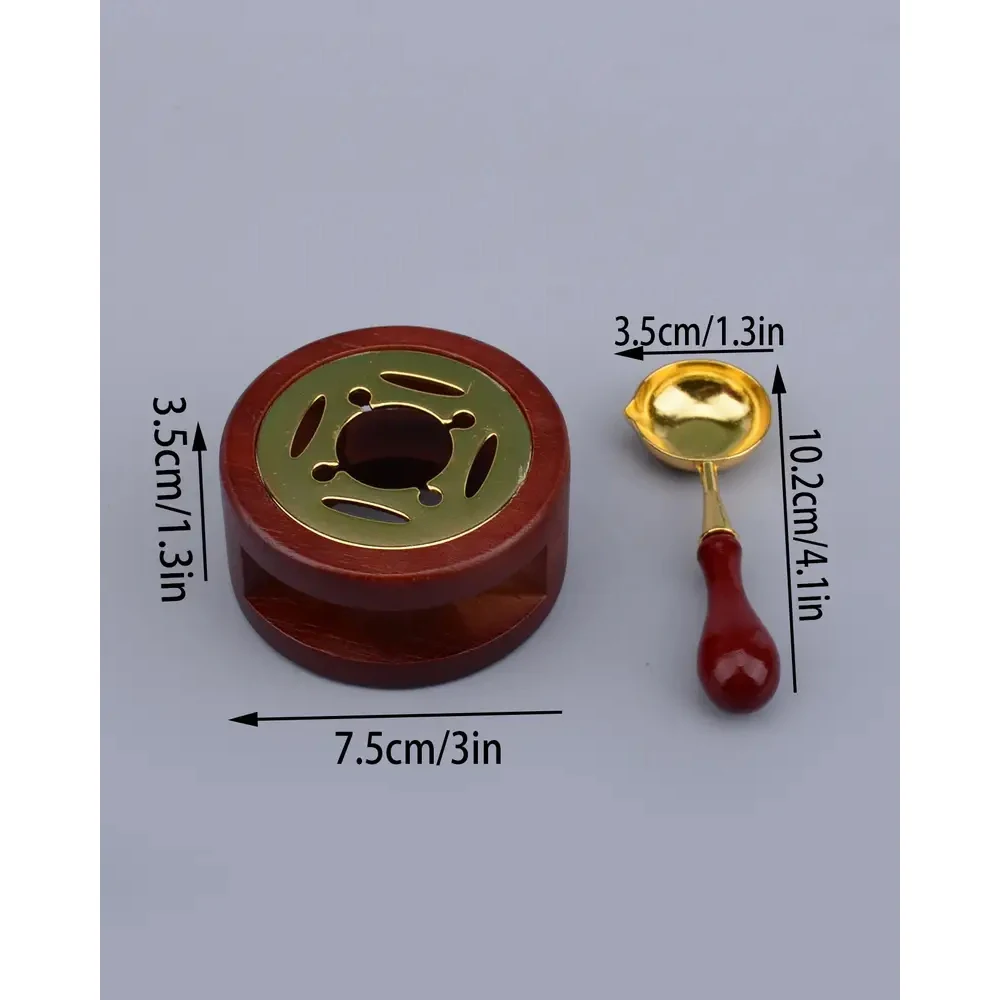 1 Set Of Wax Seal, Solid Wood  - Wax Seal Stamp Set review and price