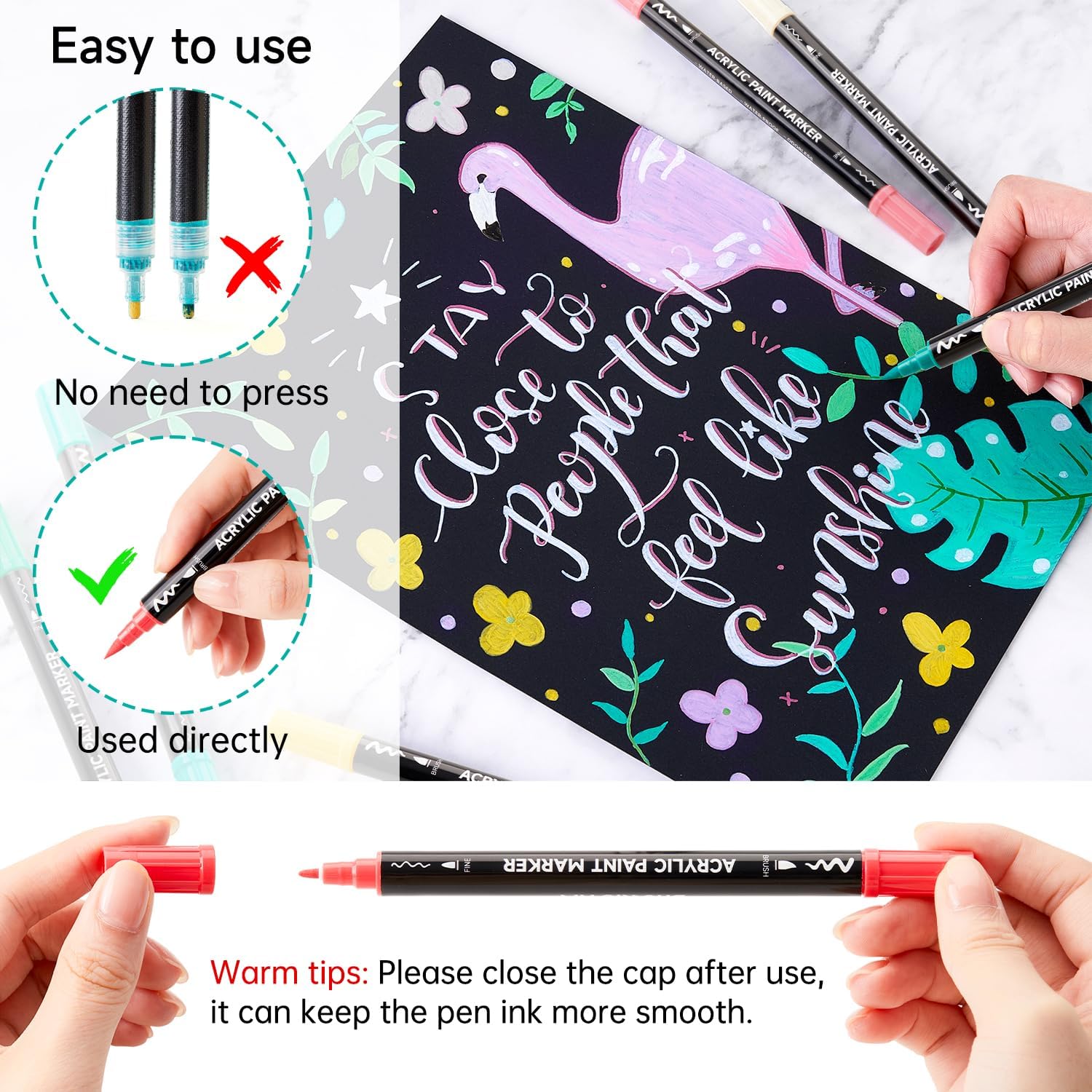 Shuttle Art 60 Colors Dual Tip - Correction Pen Fine review and price
