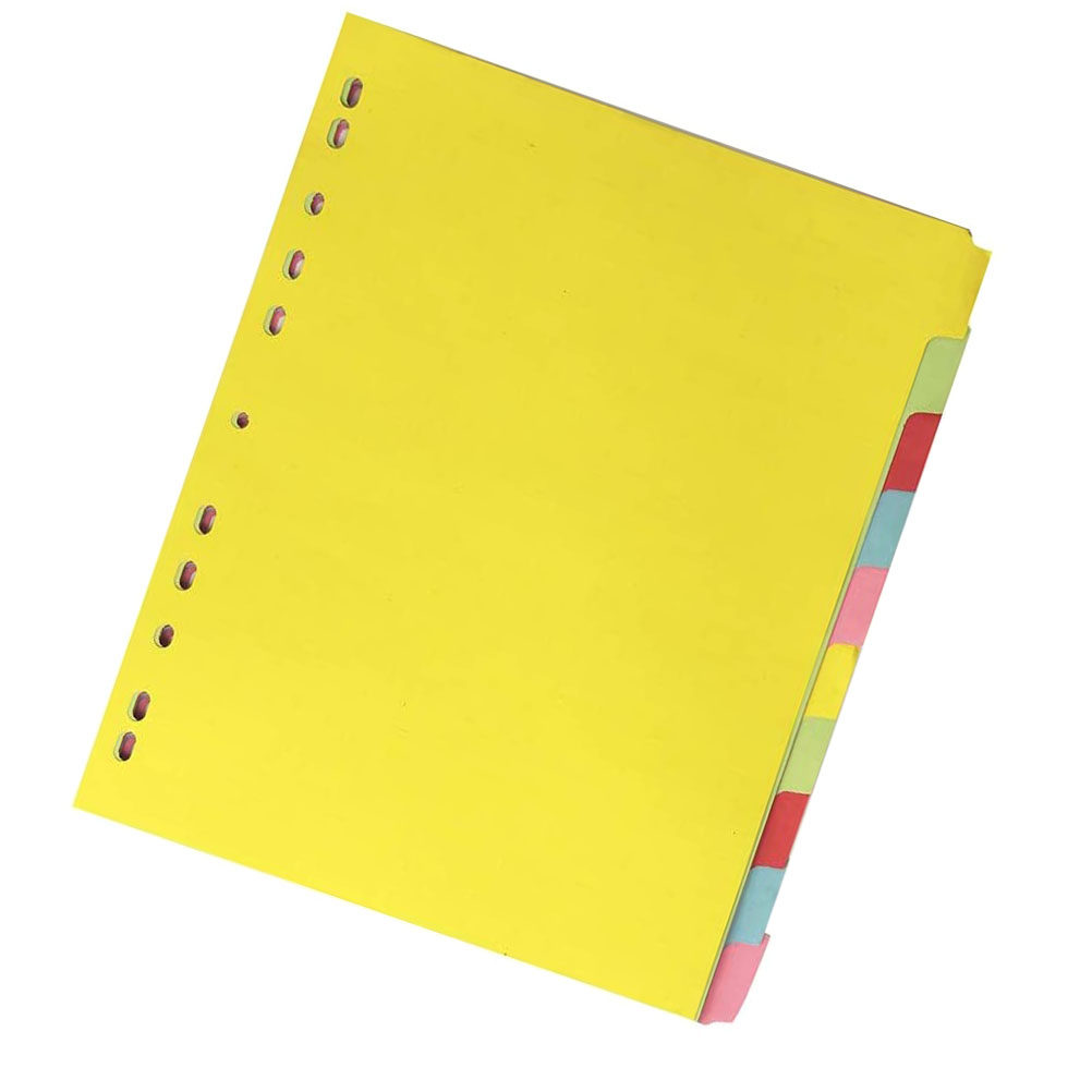 12Pcs Colored Tab Dividers A4  - Tab Divider A4 review and price