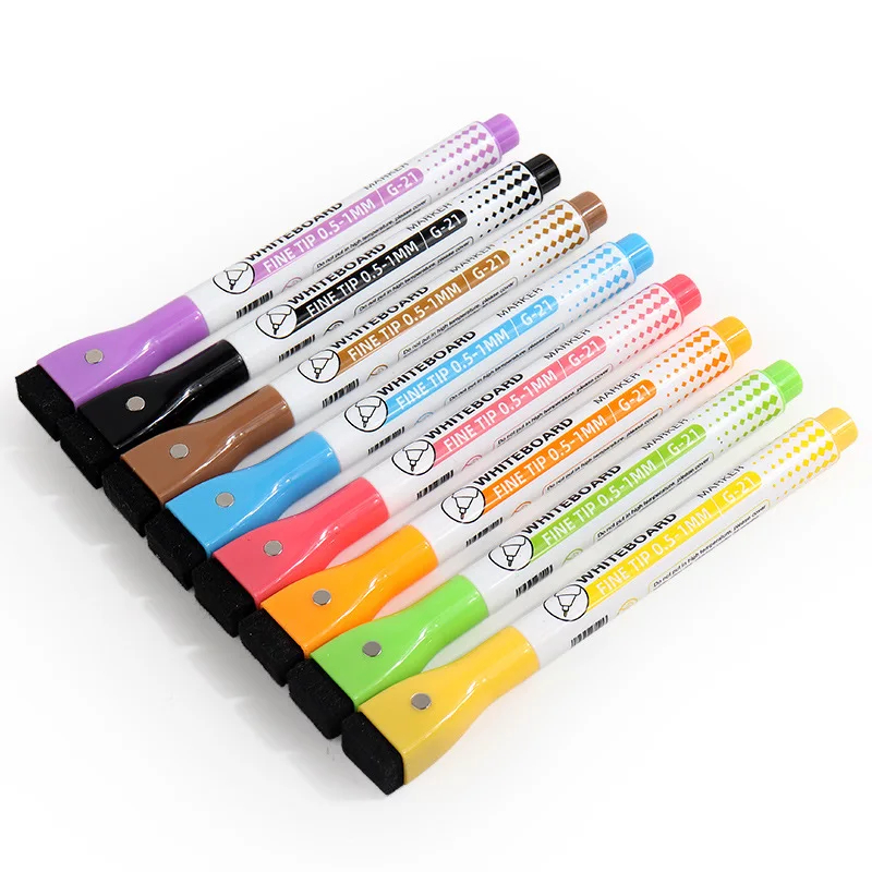 8 Colors 0.5mm Magnetic Dry Er - Correction Pen Fine review and price