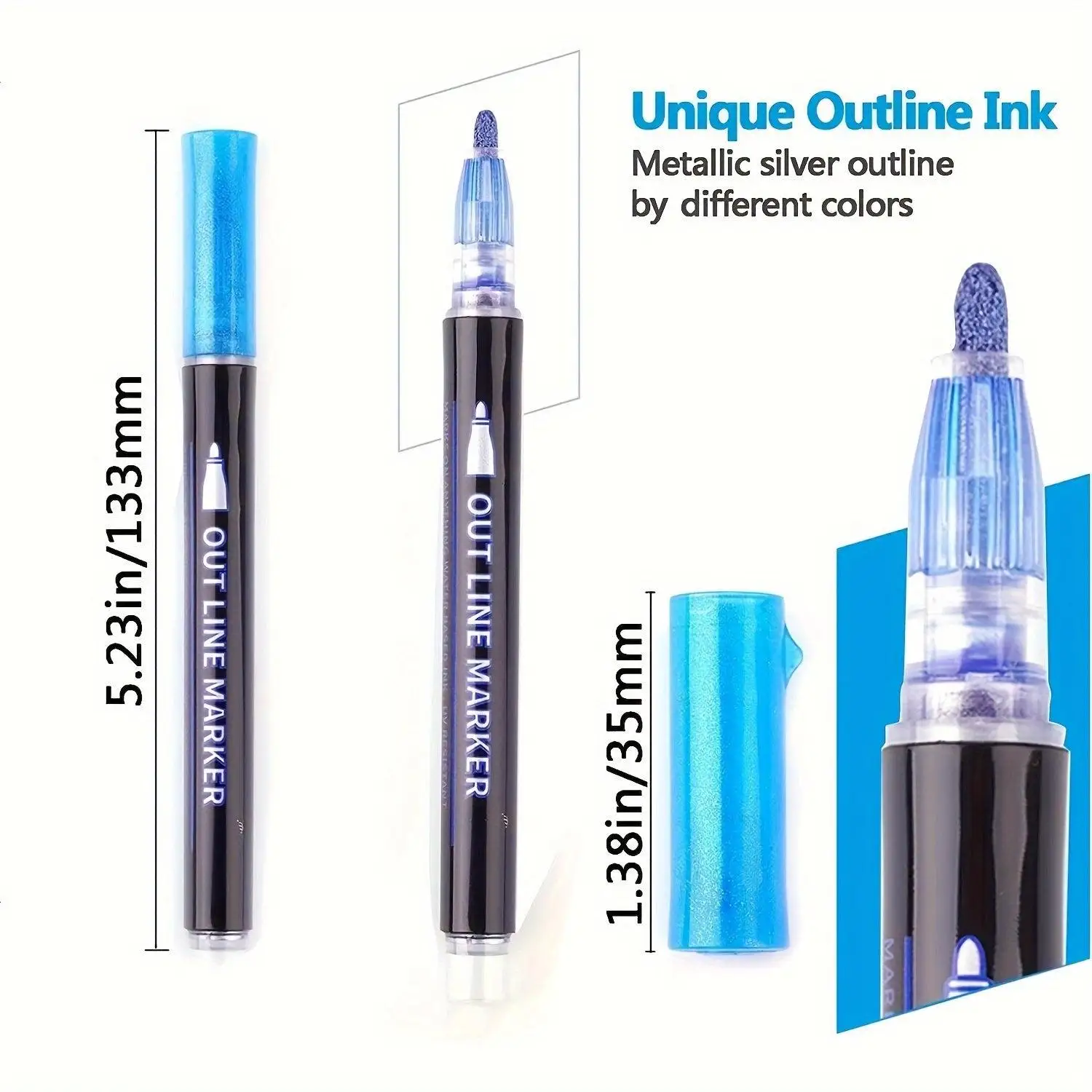 Dual-Tip Metallic Art Pens wit - Correction Pen Fine review and price