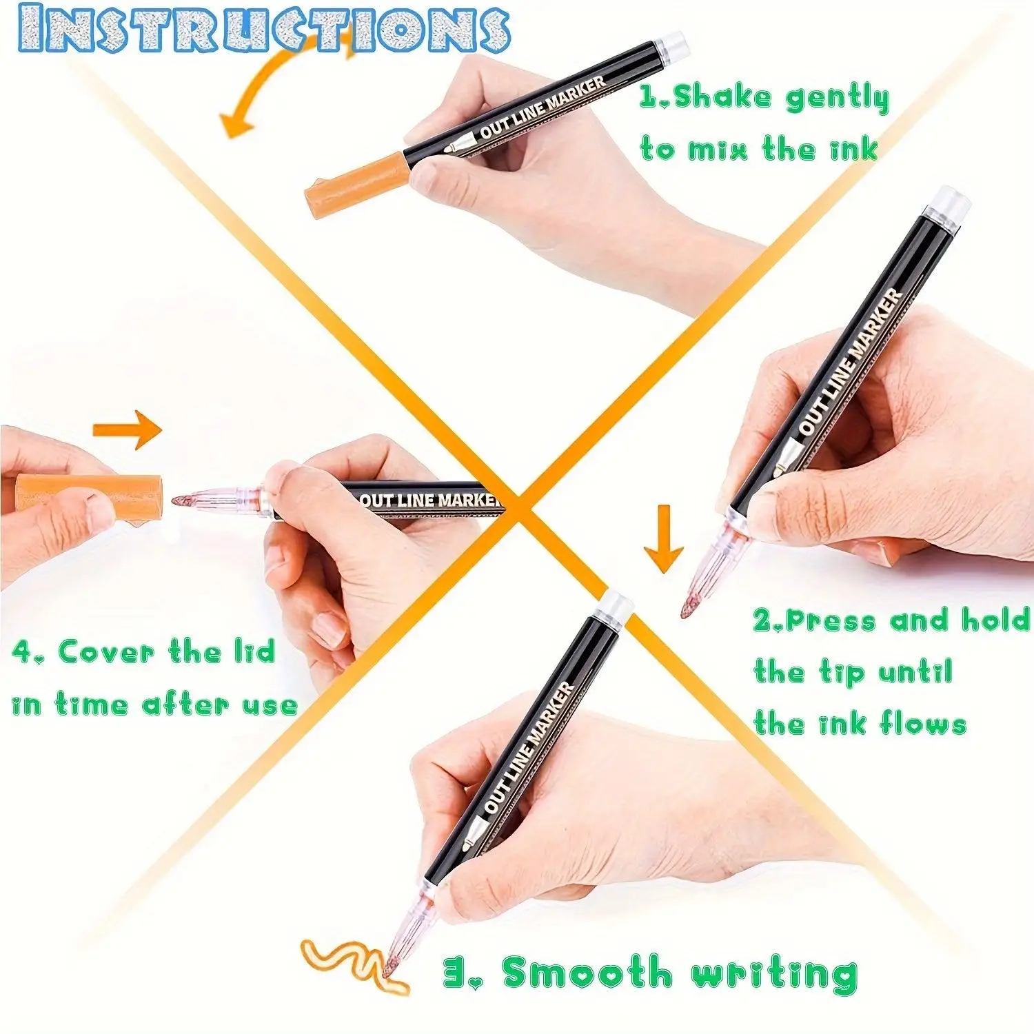 Dual-Tip Metallic Art Pens wit - Correction Pen Fine review and price