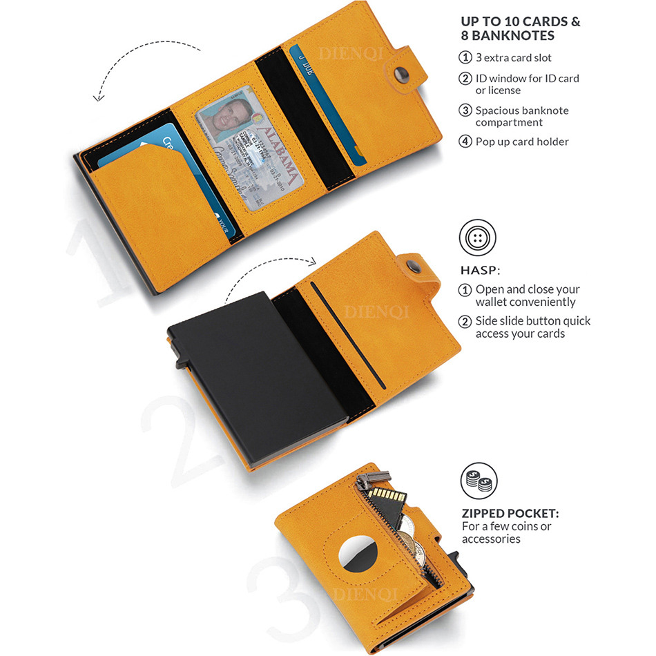 Airtag Wallet Rfid Credit Card - Index Card Holder review and price