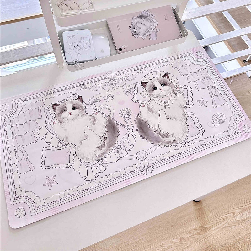 Leather Table Mat Ragdoll Cat  - Leather Desk Pad review and price